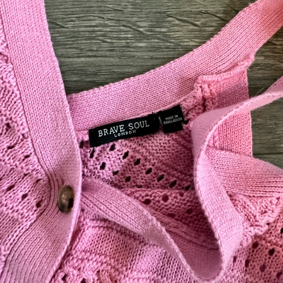 Brave Soul London Sz M Pink Tank Top BNWOT - Picture 4 of 4